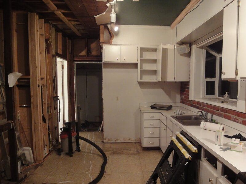 Step-by-step kitchen demolition process