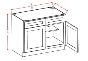 Base cabinet dimensions