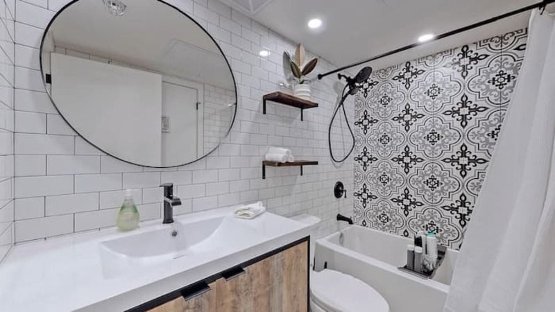 refresh your bathroom walls