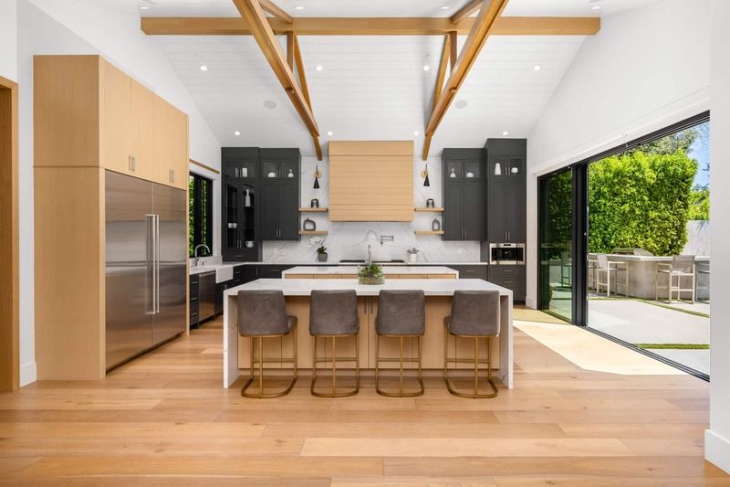 Durability is a defining characteristic of high-end kitchen cabinets