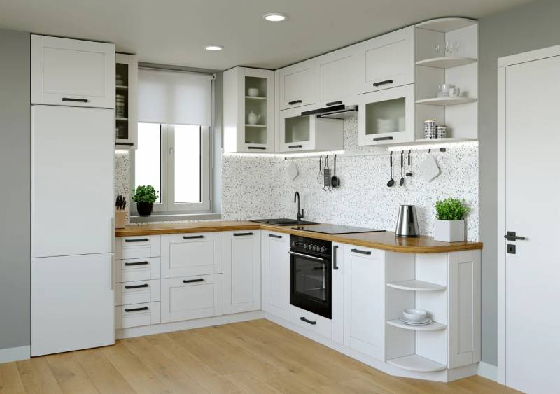 All-in-one kitchen cabinets for different small spaces