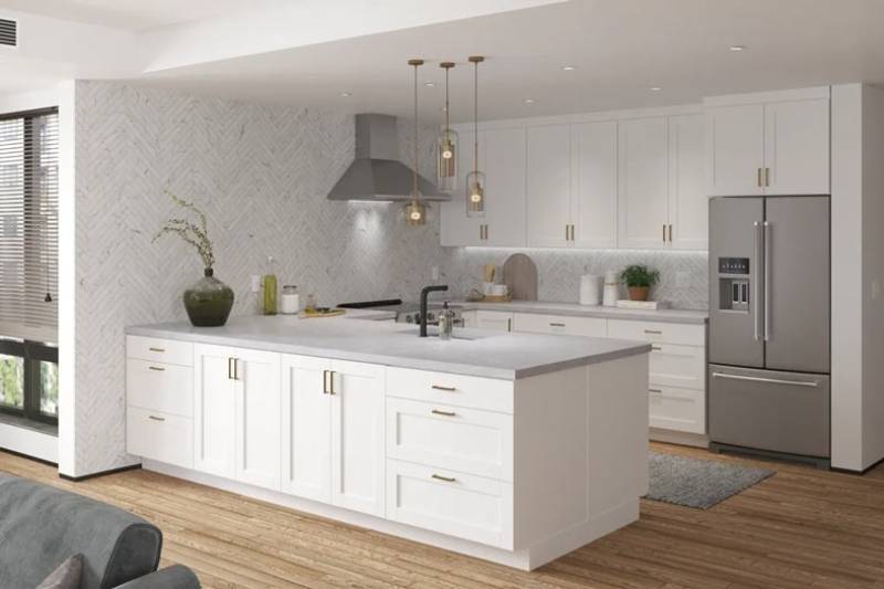 The appeal of in-stock kitchen cabinets