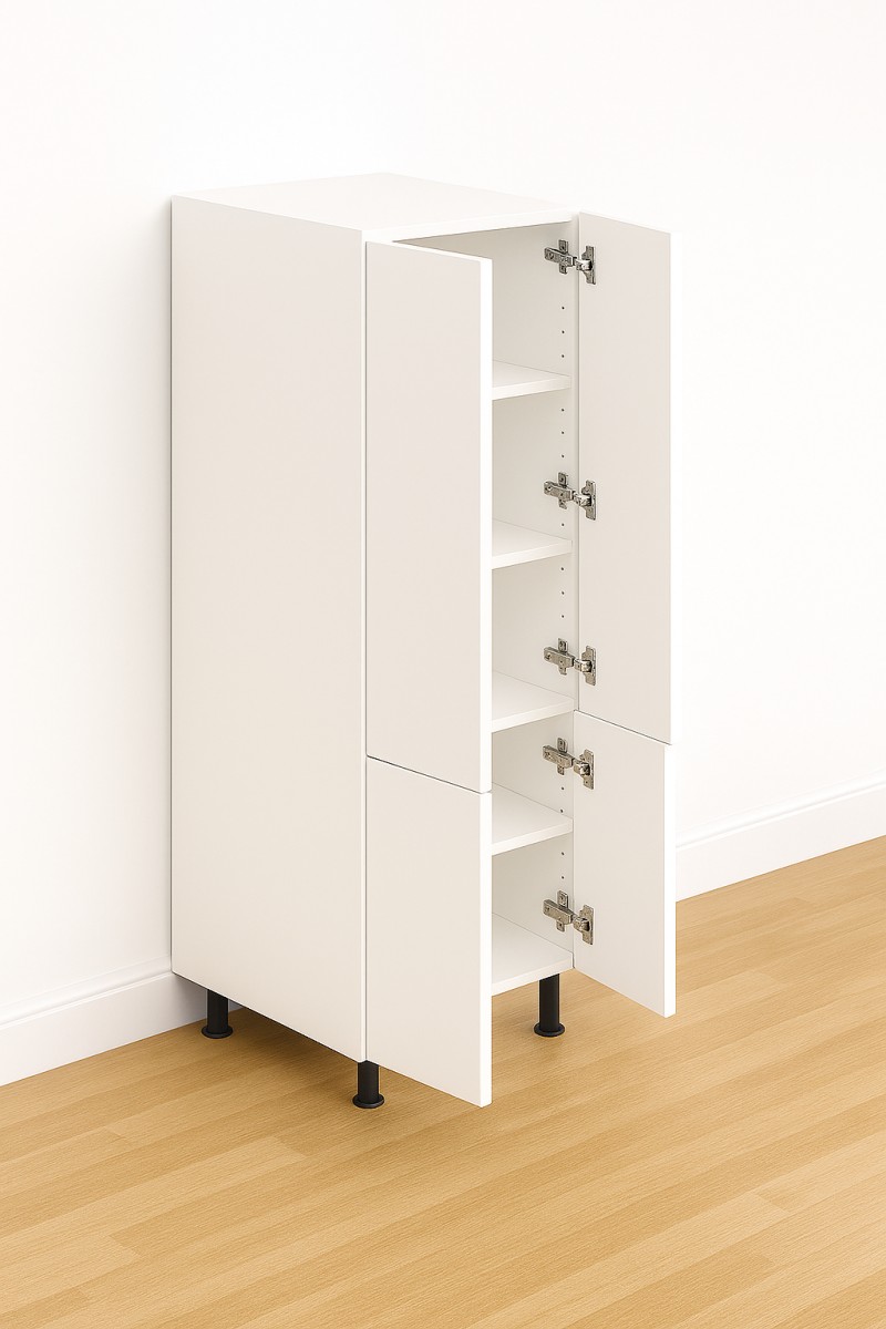 Pantry Cabinet 30" Wide x 85.5" High - Melamine Flat Panel Doors - Image 3