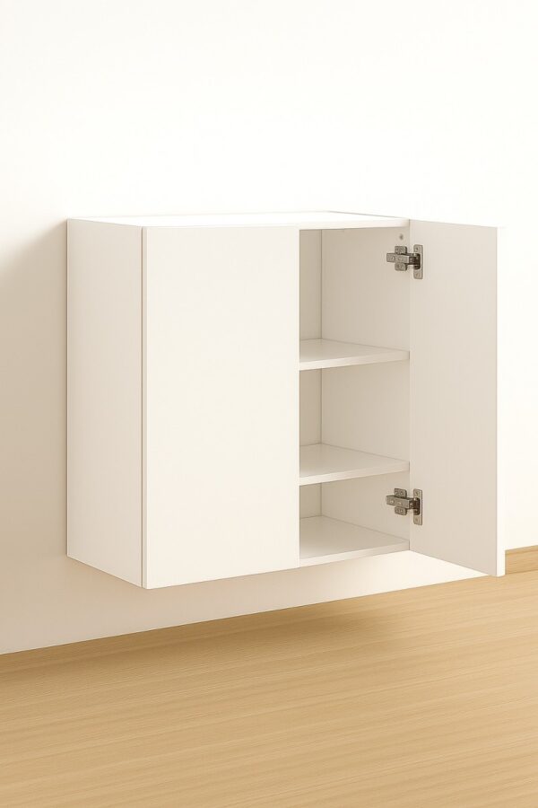 Wall Cabinet 36" High - Melamine Flat Panel Double Doors With Ranging 24" to 36" - Image 3