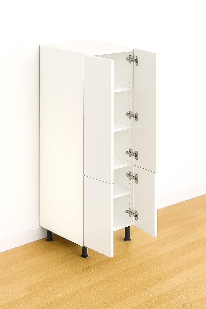 Pantry Cabinet 30" Wide x 85.5" High - Melamine Flat Panel Doors - Image 5