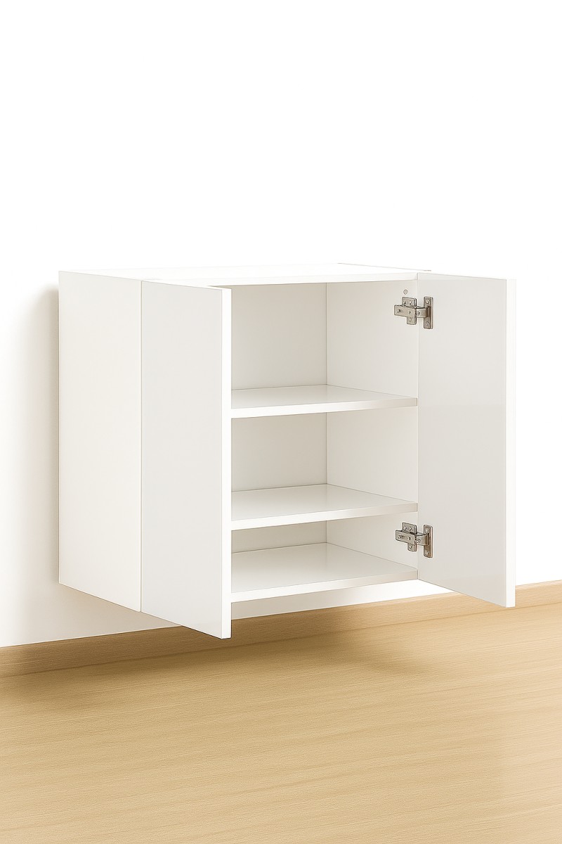 Wall Cabinet 36" High - Melamine Flat Panel Double Doors With Ranging 24" to 36" - Image 5