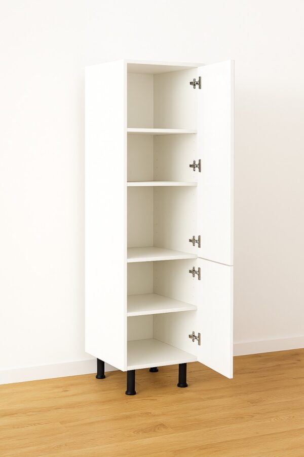 Pantry Cabinet 18" Wide x 85.5" High - Melamine Flat Panel Doors - Image 5