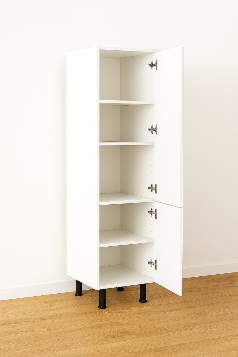 Pantry Cabinet 18" Wide x 85.5" High - Melamine Flat Panel Doors - Image 5