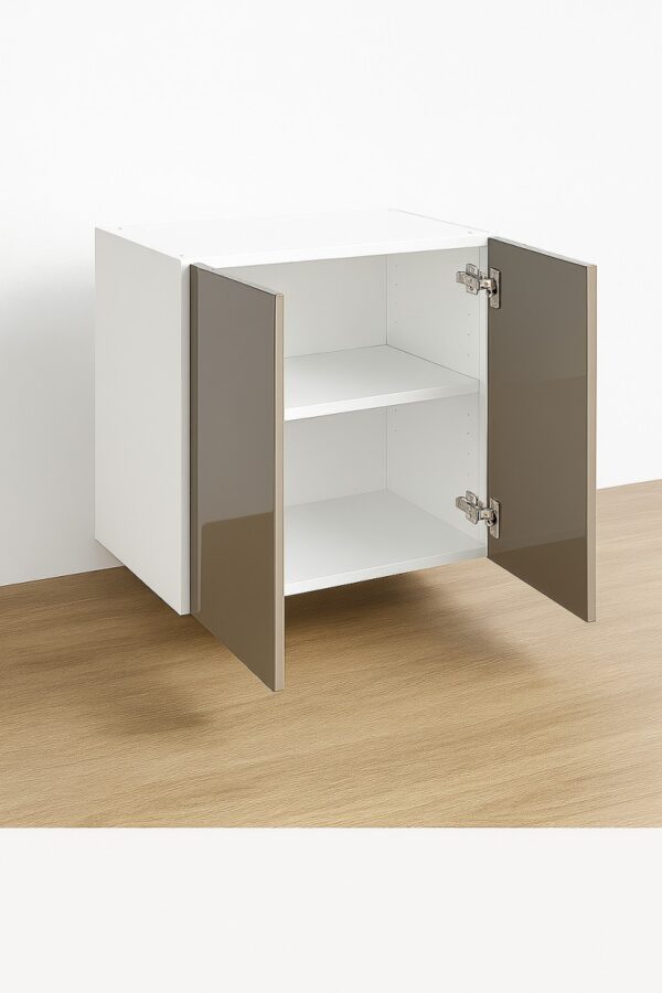 Wall Cabinet 24″ High – Melamine Flat Panel Double Doors With Ranging 24″ to 36″ - Image 6
