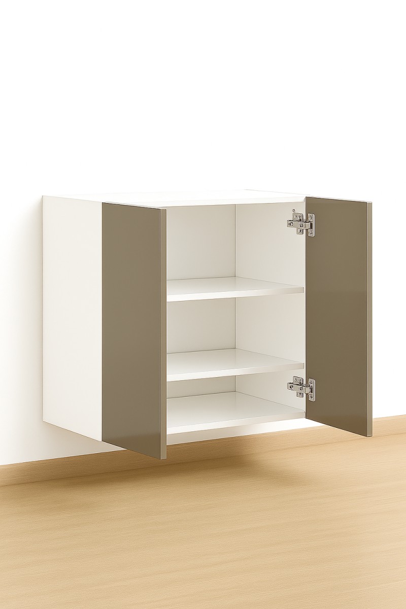 Wall Cabinet 36" High - Melamine Flat Panel Double Doors With Ranging 24" to 36" - Image 6