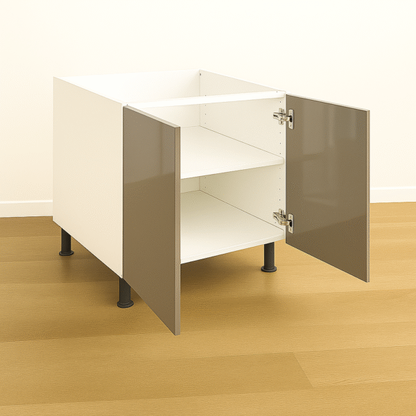 Base Cabinet 30" High - Melamine Flat Panel Double Doors With Ranging 24″ to 42″ - Image 5