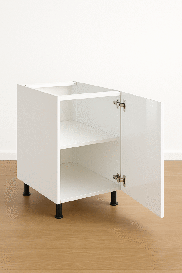 Base Cabinet 12" Wide x 30" High - Melamine Flat Panel Doors - Image 5