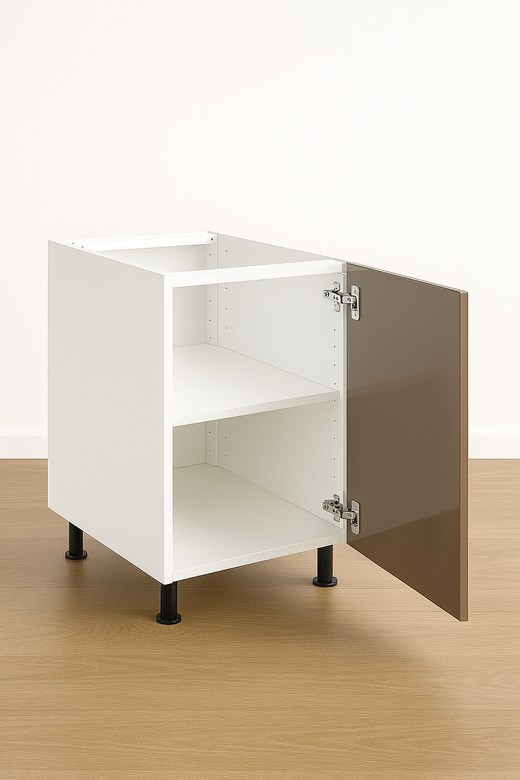 Base Cabinet 12" Wide x 30" High - Melamine Flat Panel Doors - Image 6