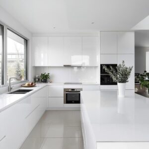 Shaker White Cabinets Collection