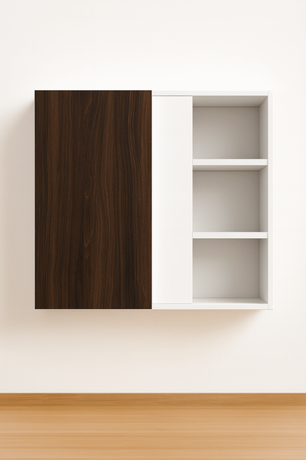Wall Blind Corner Cabinet 30″ Wide – Melamine Flat Panel Doors With Ranging 30″ to 42″ - Image 2