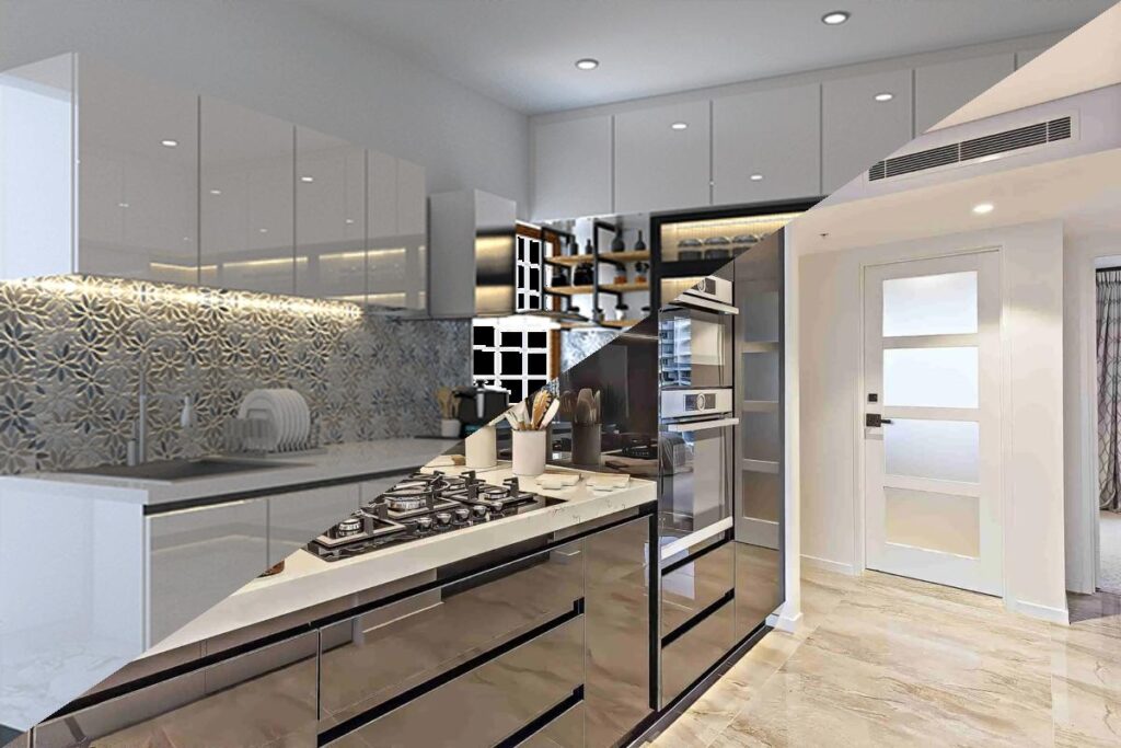 Acrylic vs High Gloss Cabinets durability comparison in Mississauga kitchen