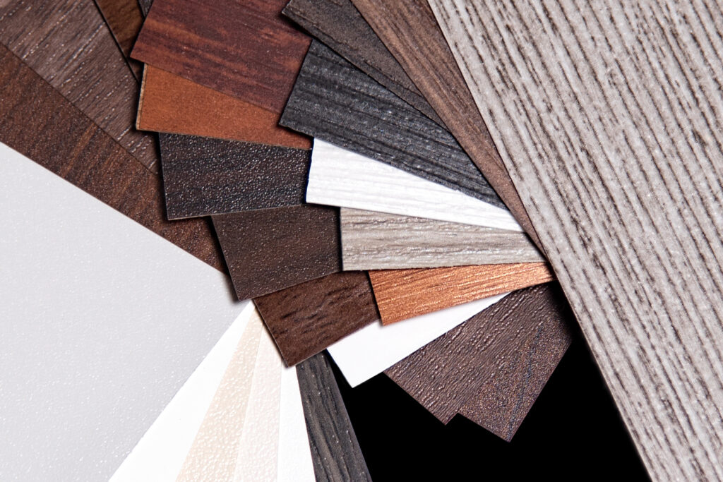 Moisture-resistant MDF and laminate finishes for bathroom cabinets