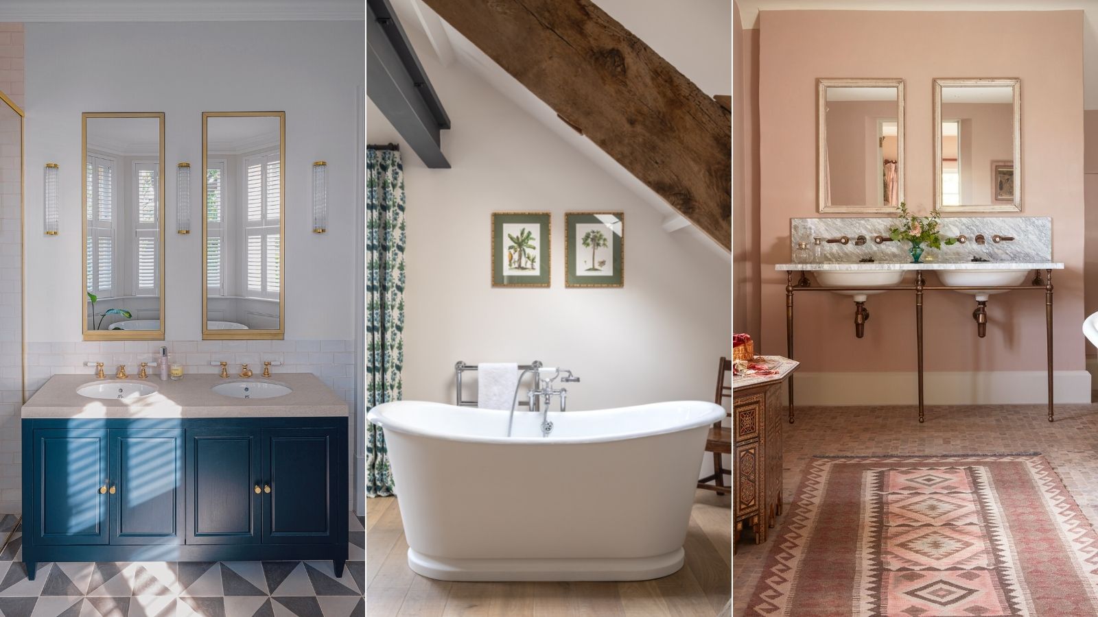Modern bathroom cabinets color ideas with Feng Shui design for harmony and balance