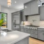 Modern RTA kitchen cabinets in a bright contemporary kitchen design
