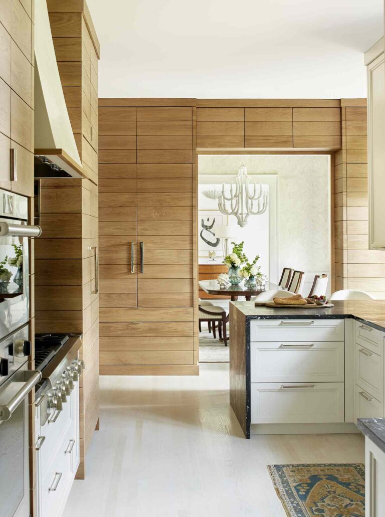 best kitchen cabinet colors Canada with white upper cabinets and natural wood lower cabinets