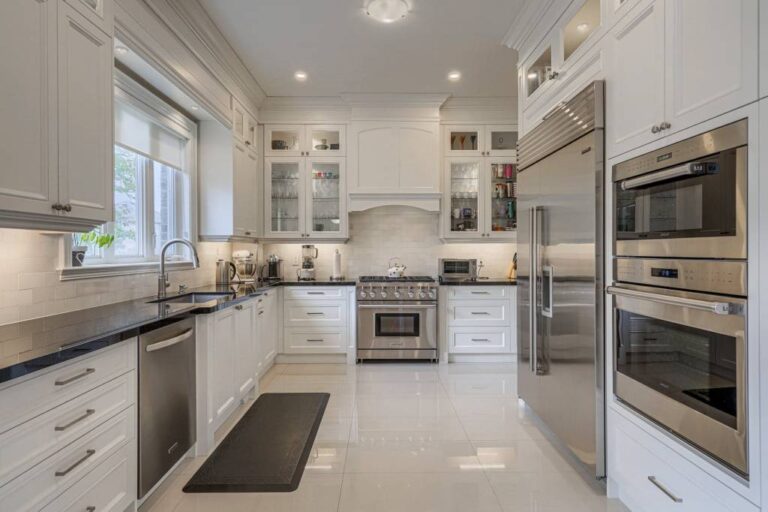 Premium ready to assemble kitchen cabinets in Ontario with white shaker design