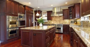 Kitchen Cabinets Toronto with warm wood tones – best kitchen cabinet colors Canada