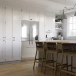 best kitchen cabinet colors Canada modern white kitchen cabinets with wood island