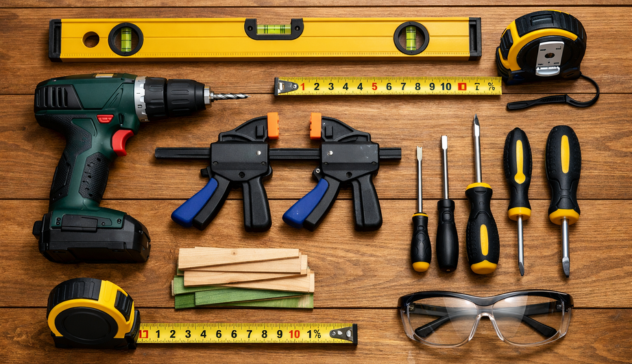 Tools needed to install and assemble RTA pantry cabinets